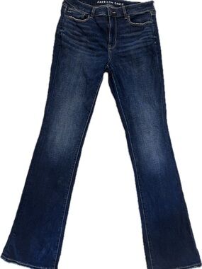 American Eagle Outfitters High Rise Skinny Kick Flare Jean